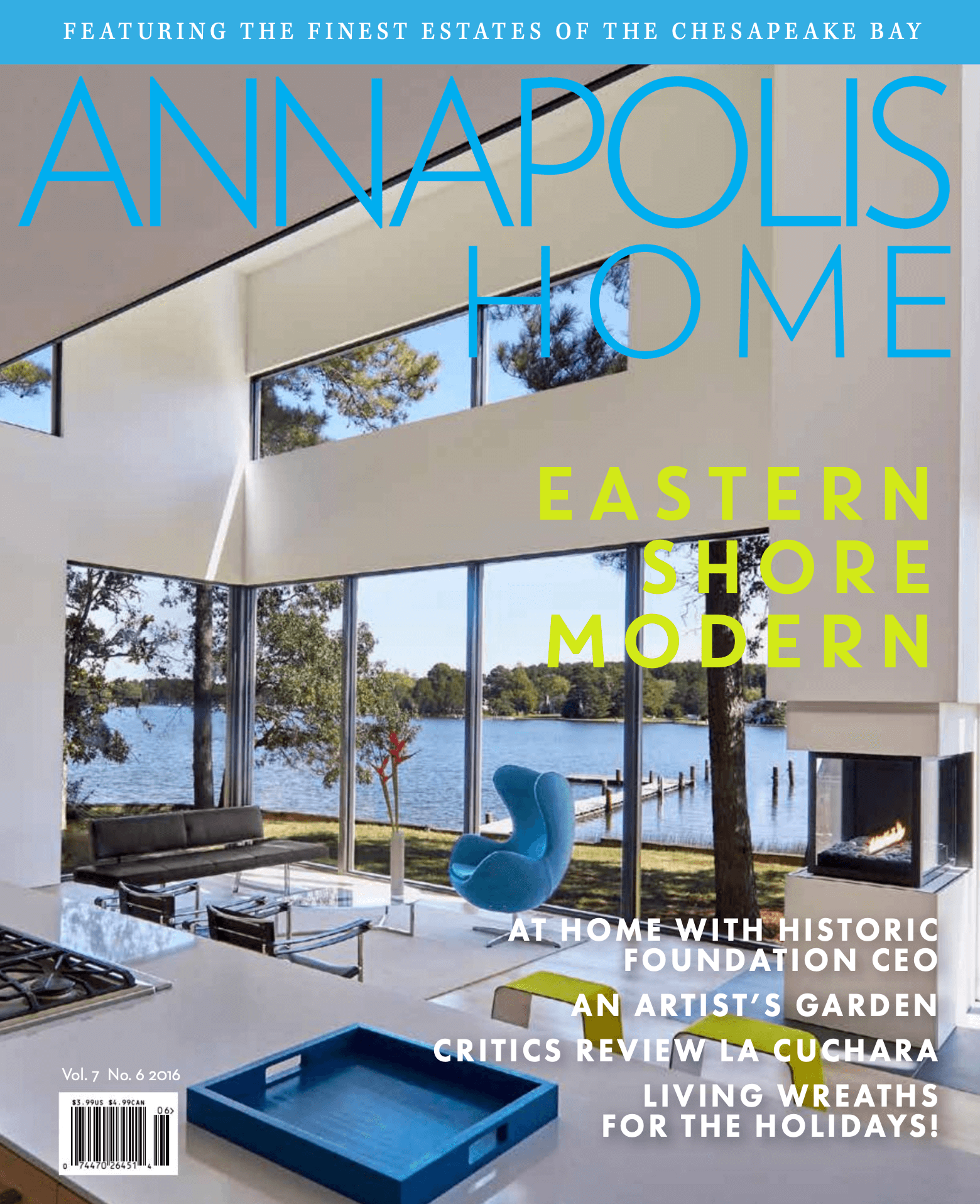 Annapolis Home Magazine Vol 7 No 6 2016 Cover